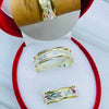 argollas estrella dual ref 5490  Q68.0