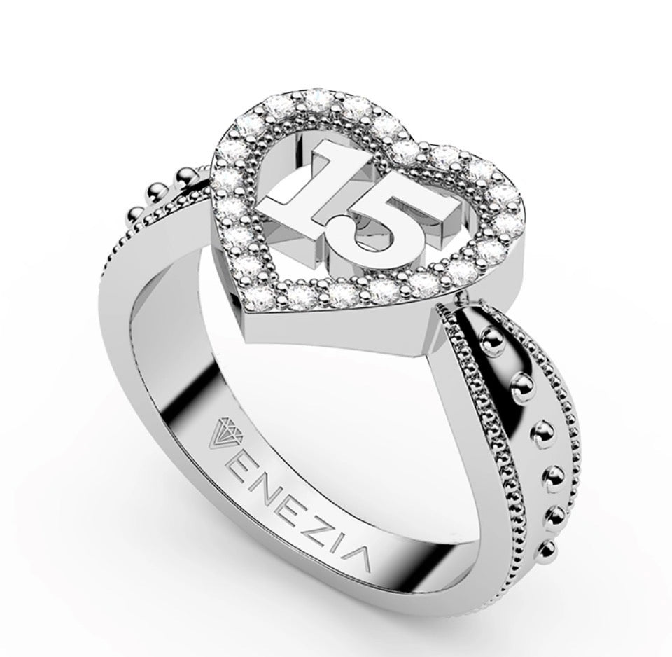 ANILLOS 15 AÑOS  BRILLO DE XV REF 6476