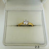 Anillo De Dama Trenza Circon Centro Ref 37