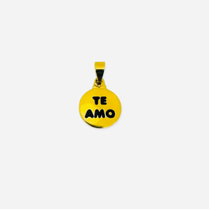 DIJE MEDALLA TE AMO REF 597