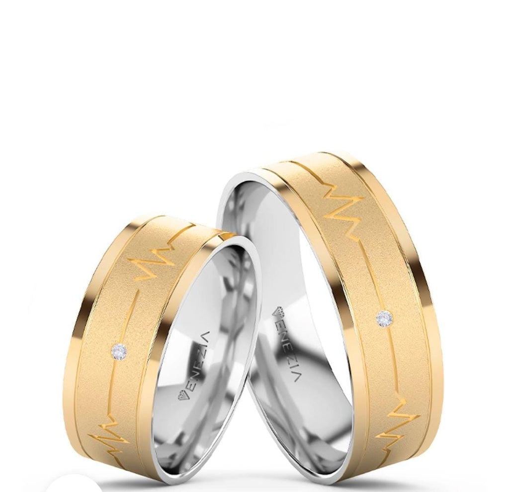 ARGOLLAS ORO 18K Y PLATA 950 AMOR VITAL CIRCON BLANCO REF 6066