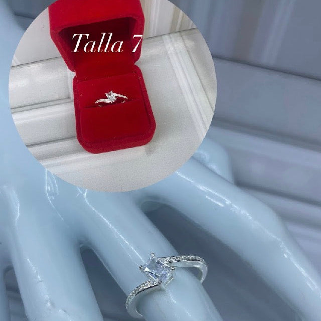 Anillo de compromiso destello imperial