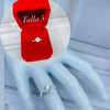 anillo de compromiso destello simple TALLA 5  ref 4206 Q29.7