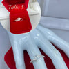 anillo de compromiso brillo vanguardista TALLA 5 ref 4222 Q24.2