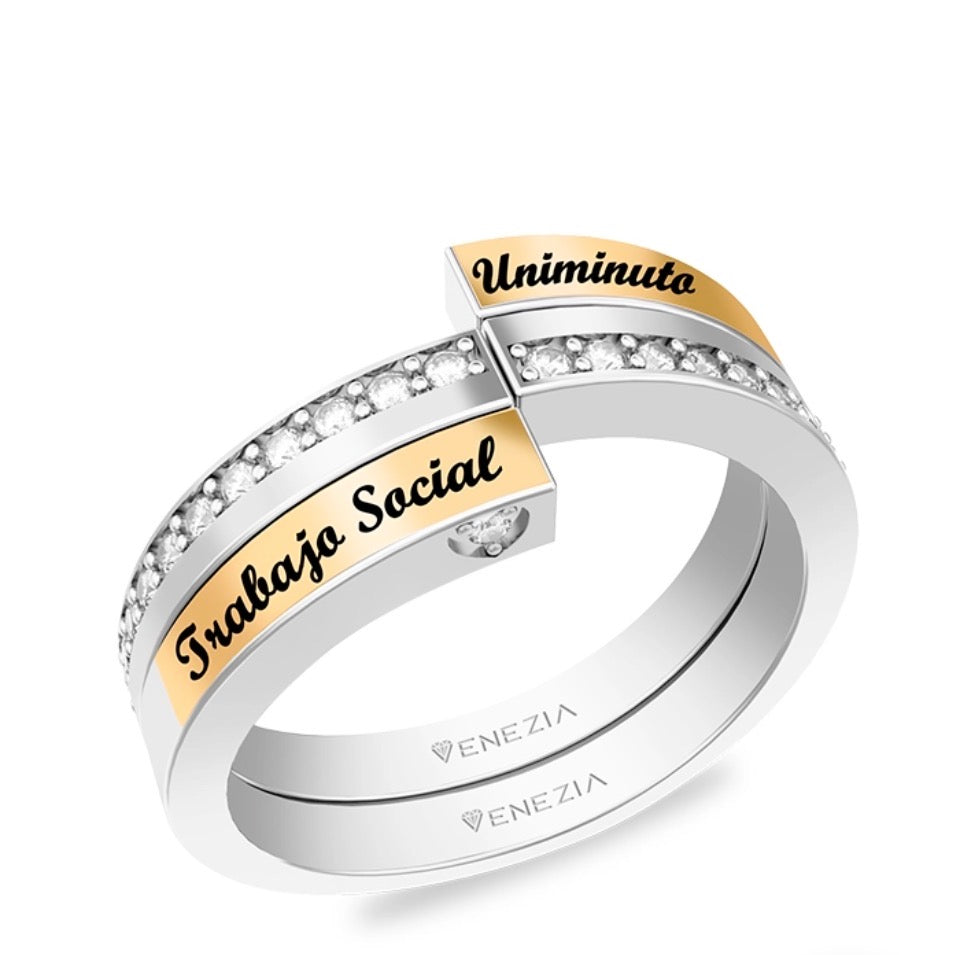 ANILLO DE GRADO  ESENCIA CARMESÍ REF 4639