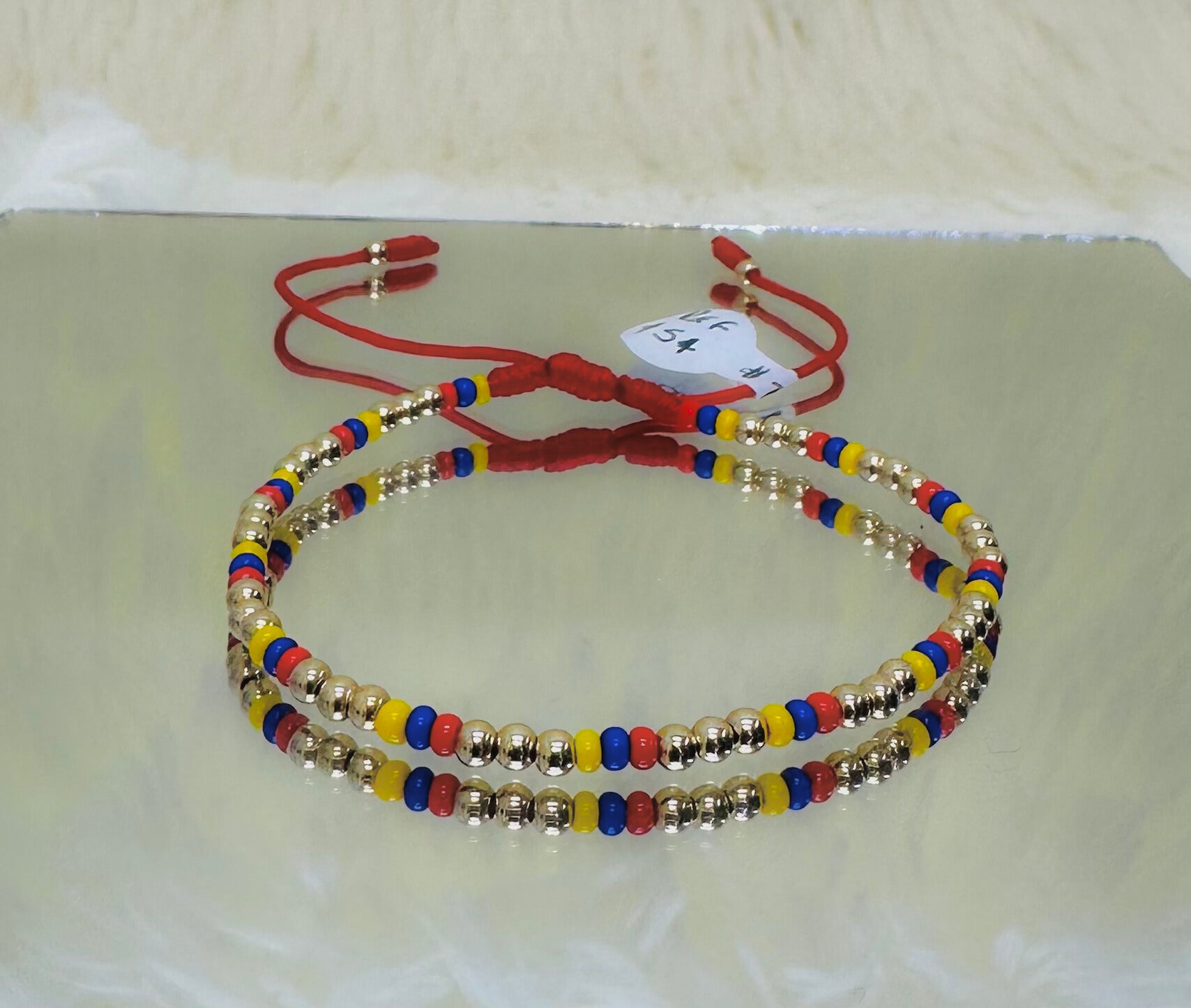 PULSERA TEJIDA COLOMBIA BALÍN #1 REF 954
