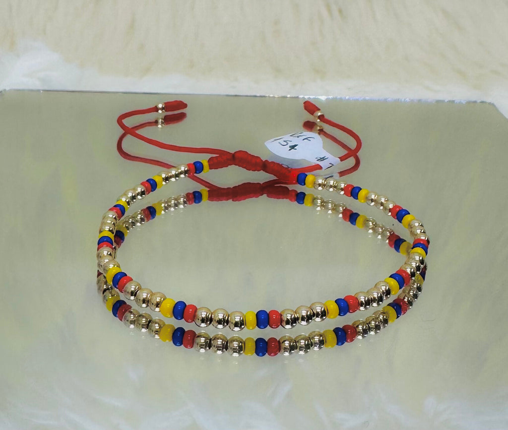 PULSERA TEJIDA COLOMBIA BALÍN #1 REF 954