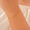 PULSERA PARA DAMA TEJIDO LAZO 18 CM 1MM 817