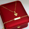 🐭 “Combo Mickey Mouse: Cadena con dije y esclava Cartier para brillar con estilo”