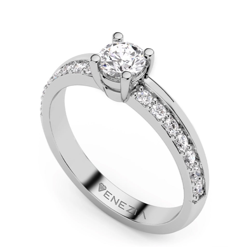 ANILLO DE COMPROMISO BRILLO SUPREMO  REF 6249