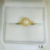 Anillo De Dama Perla Real Ref 39