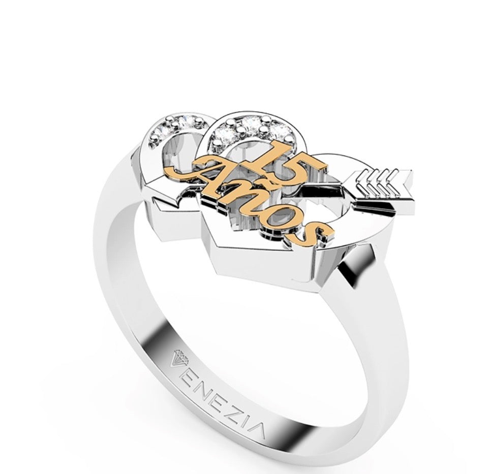 ANILLO DE 15 AÑOS ENCANTO DE 15     REF 6656