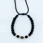 PULSERA TEJIDA CON BALIN #4 Y NEOPRENO REF 974