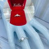 anillo de compromiso elegancia eterna TALLA 5 ref 4230 Q30.8