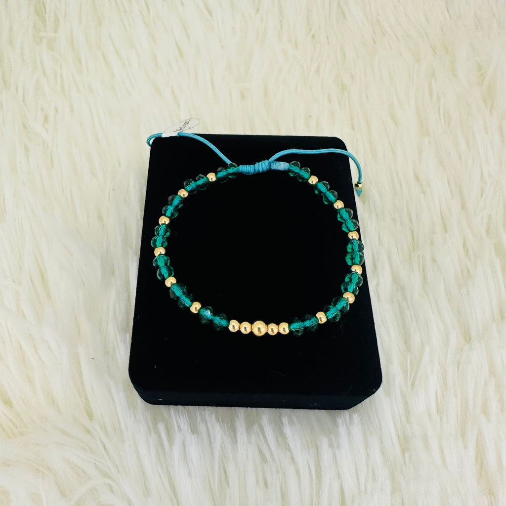 PULSERA MURANO VERDE BALÍN #2 y #3 REF 957