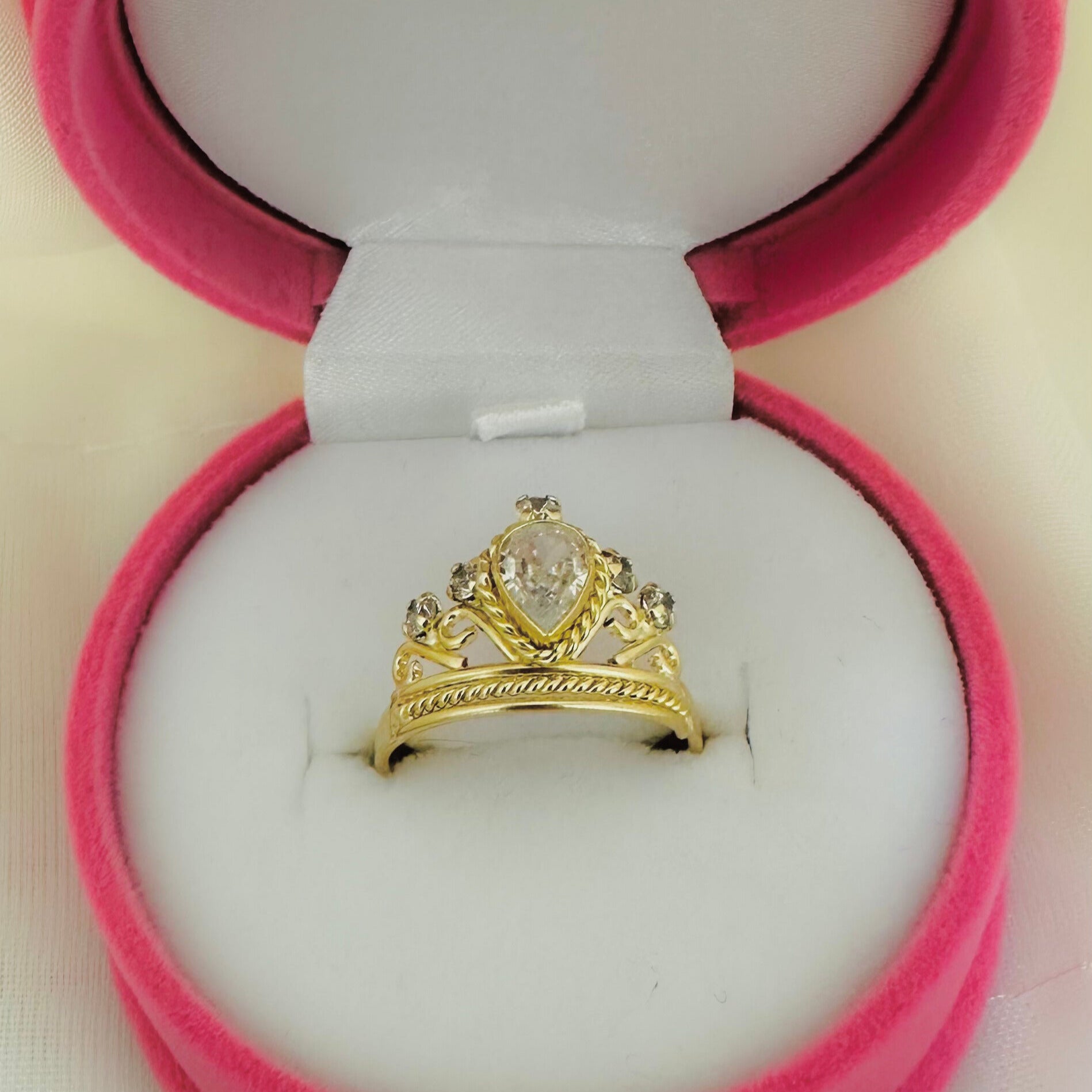 Anillo 15 Años piedras blancas Ref 1533