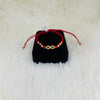 PULSERA TEJIDA CON DIJE INFINITO ROJA BALÍN #4 REF 1053