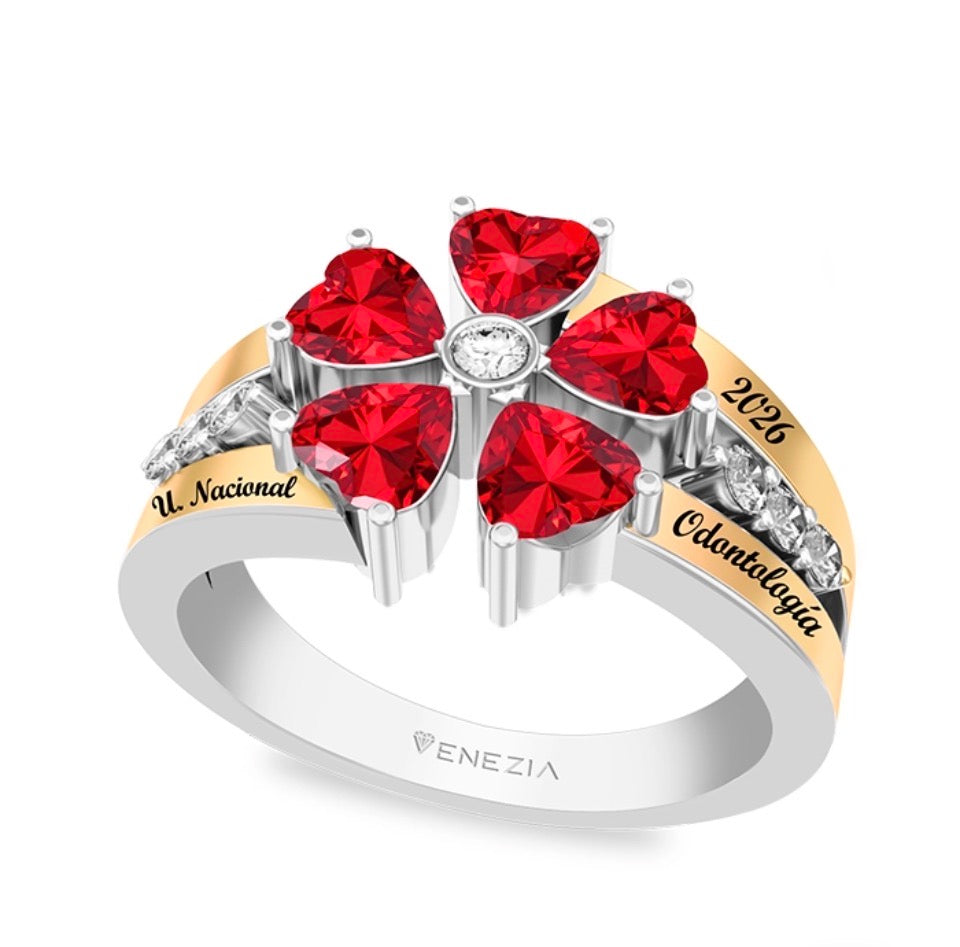 ANILLO DE GRADO  COMPROMISO DE FUEGO REF4637