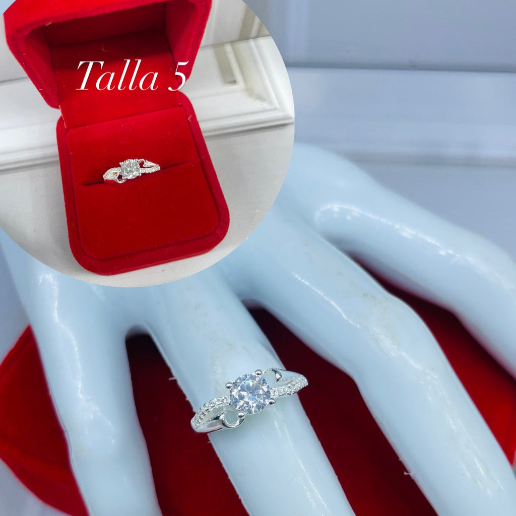 anillo de compromiso brillo clasico TALLA 5 ref 4226 Q33.0