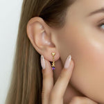 TOPOS CORAZON CON ESPIRAL COLGANTE REF 1445