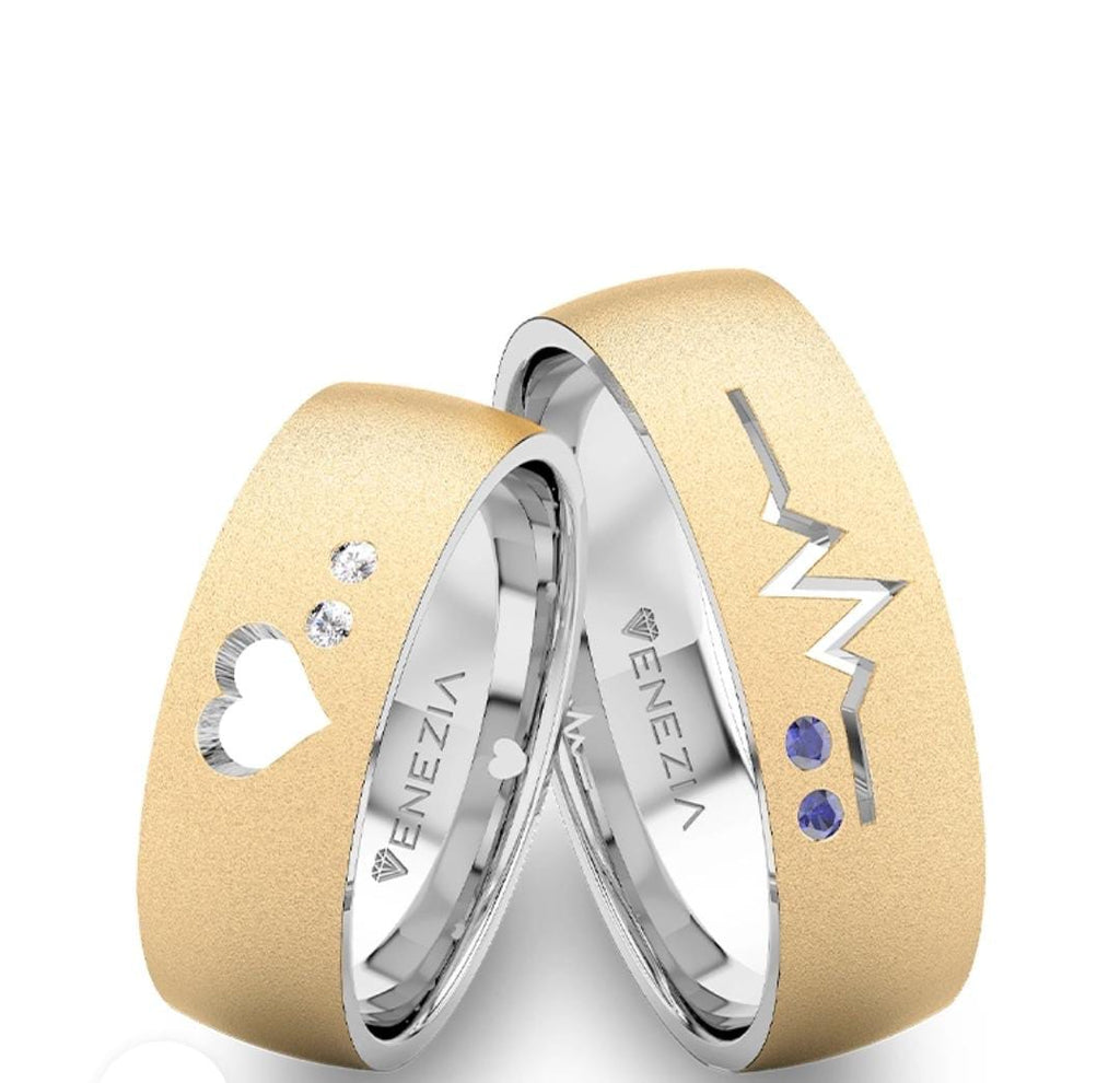 ARGOLLAS ORO 18K Y PLATA AMOR PURO 950 REF 6057