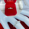 anillo de compromiso destello elegante TALLA 5 ref 4214 Q24.2