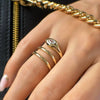 ANILLO SNAKE CRYSTAL PARA DAMA