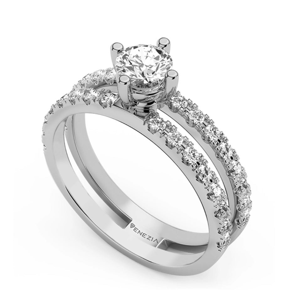 ANILLO DE COMPROMISO DOS ALMAS REF 6260