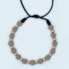 Pulsera tejida con balín #4 y neopreno liso