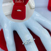 anillo de compromiso elegancia enlazada TALLA 5 ref 4218 Q25.3