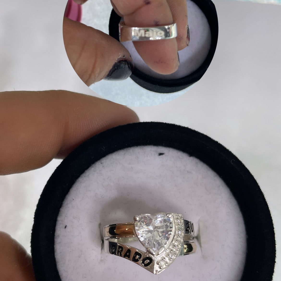 Anillo Corazon De Grado Ref 4475
