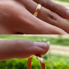 ARGOLLAS DIAMANTADAS DELGADAS PAR:$340.000 UNIDAD:$180.000