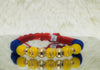 PULSERA TEJIDA COLOMBIA BALÍN #5 NEO DOS CINTAS #6