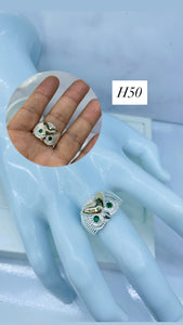 Anillo De Caballero Alas Esmeralda Ref 4272