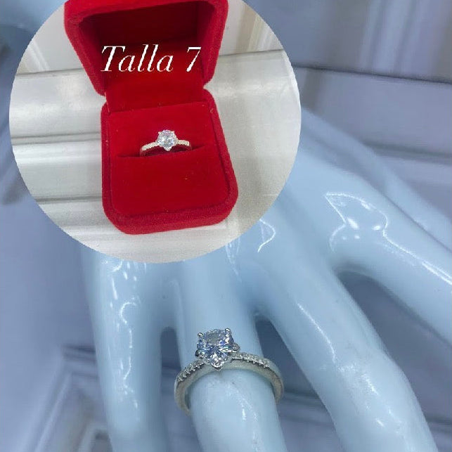 Anillo de compromiso Radiante unión  Q41.8