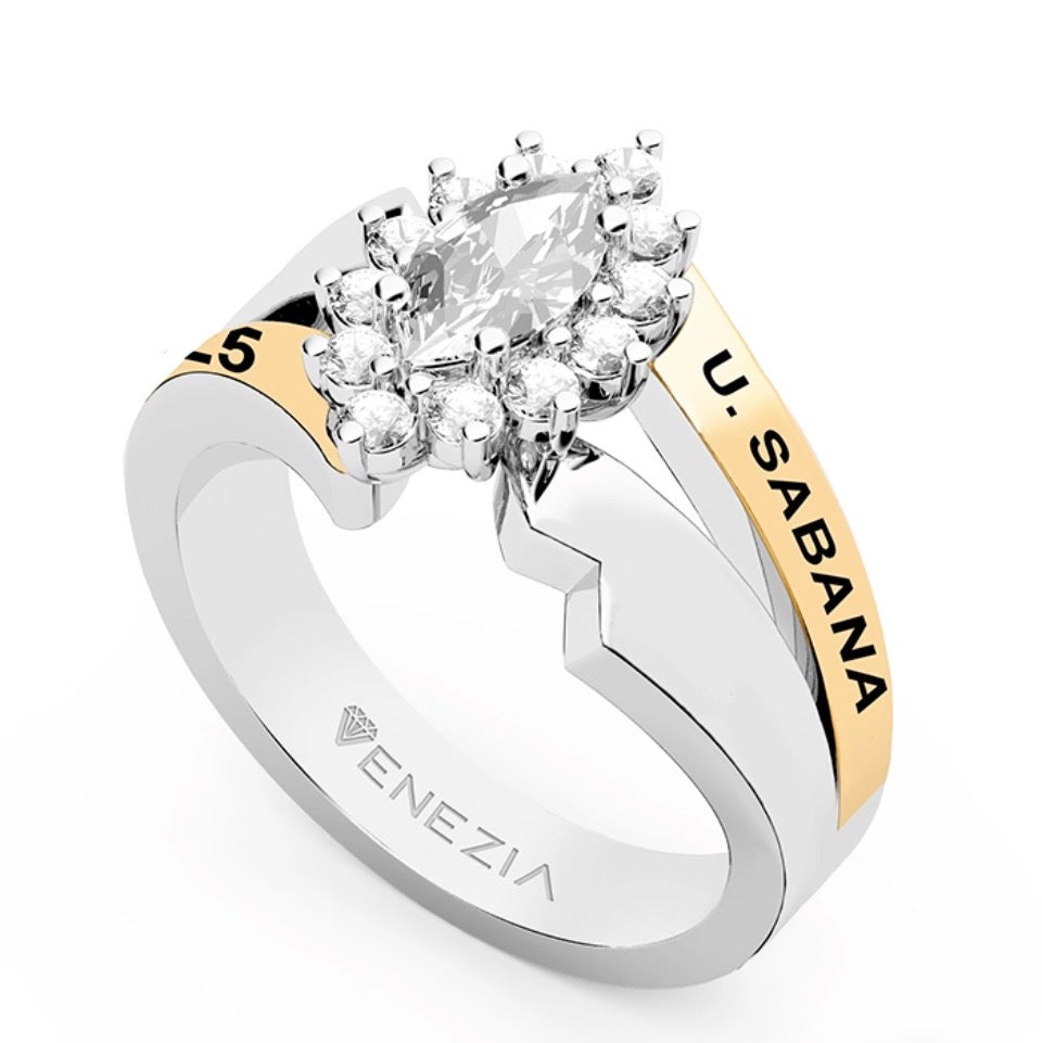 ANILLO DE GRADO SABIDURÍA DORADA REF 4625