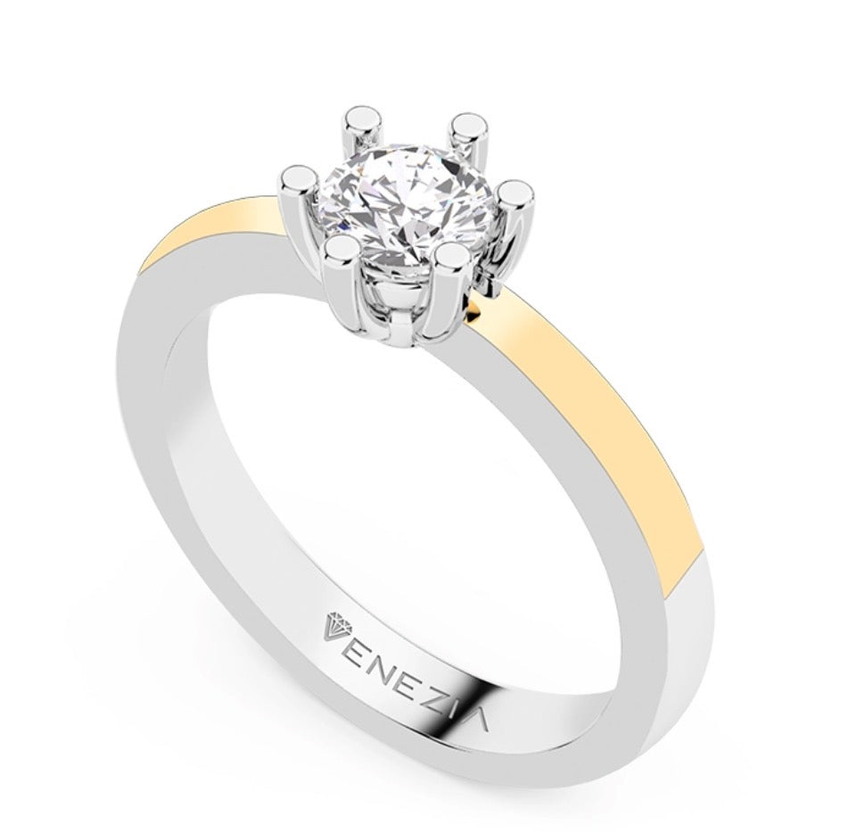 ANILLO DE COMPROMISO PODER DE LUZ REF 5852