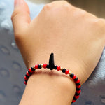 PULSERA Y TOBILLERA TIPO AZABACHE PARA BEBÉ TEJIDA BALÍN #3