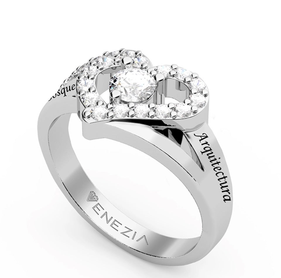 ANILLO DE GRADO LOGRO CON AMOR REF 4587