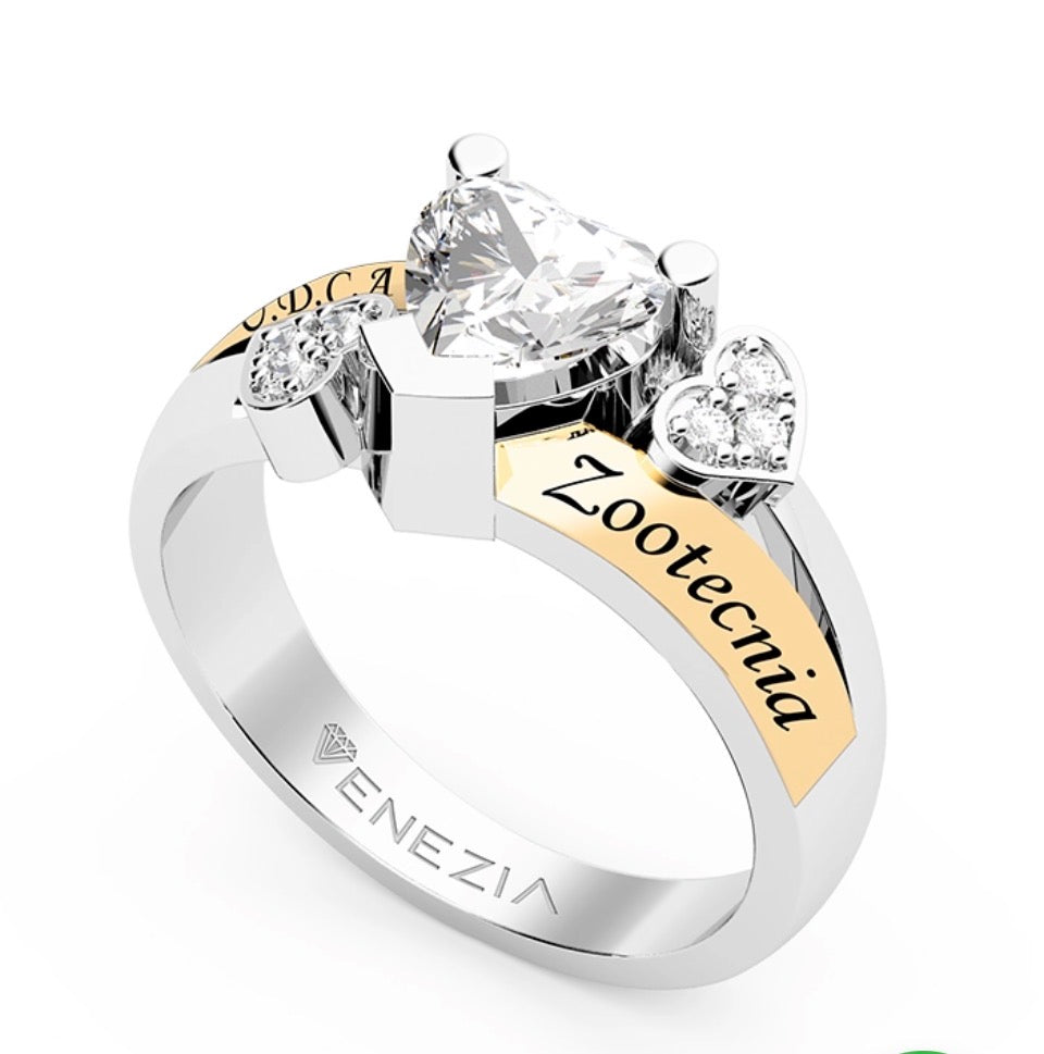 ANILLO DE GRADO  AMOR TRIUNFANTE REF4630