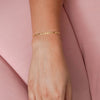 PULSERA ESCALERA 1MM 18 CM 818