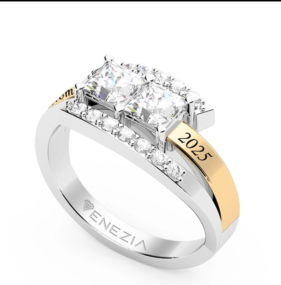 ANILLO DE GRADO AMOR Y META REF 4629