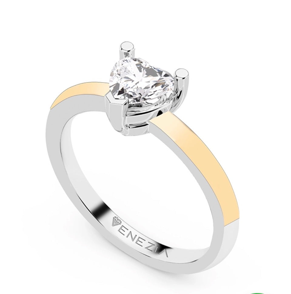 ANILLO DE COMPROMISO FUSIÓN DORADA REF 5841