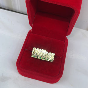 Anillos Personalizados De nombre Plata y Oro laminado Diseños Únicos