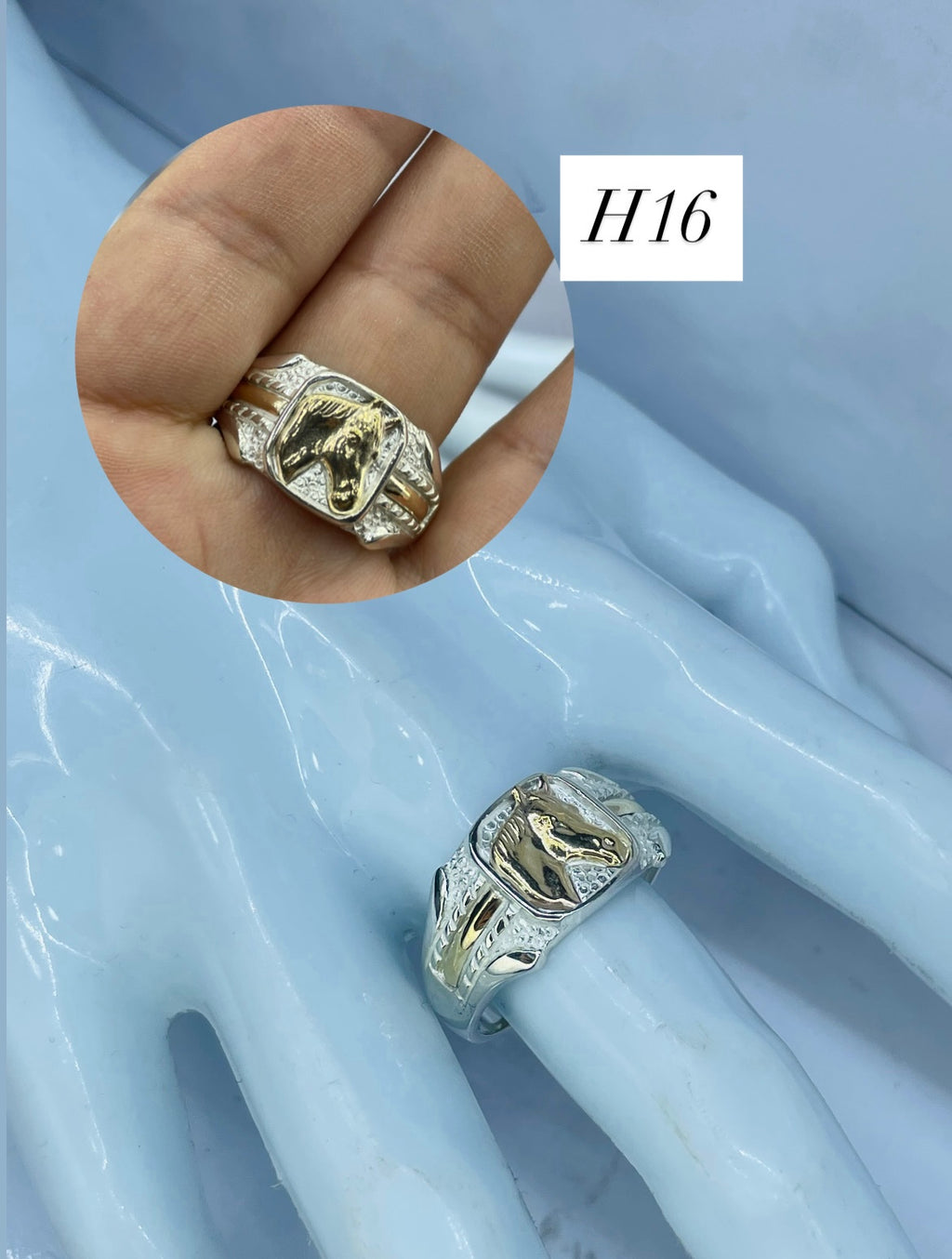 Anillo De Caballero Noble Corcel Ref 4272
