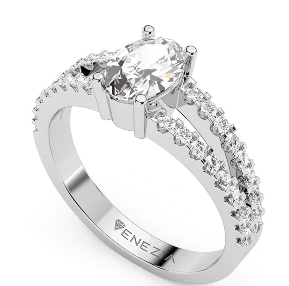 ANILLO DE COMPROMISO LUMINOUS SET  REF 6270