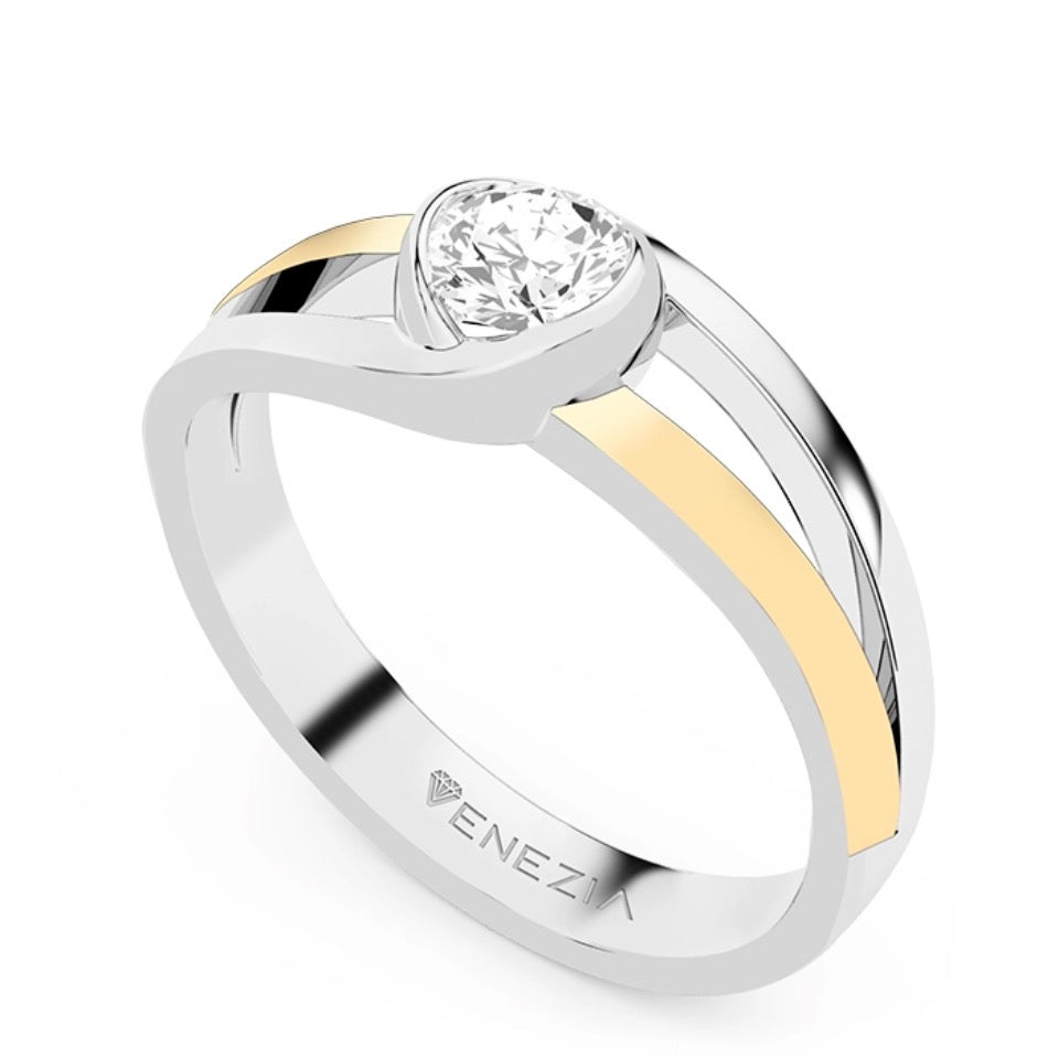 ANILLO DE COMPROMISO DOBLE ESENCIA  REF 5842