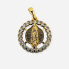 DIJE MEDALLON CIRCONES VIRGEN DE GUADALUPE XP 382
