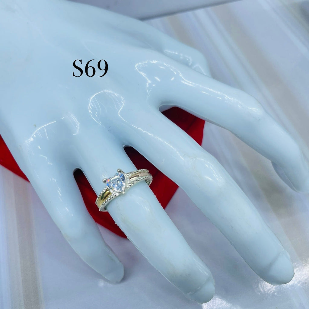 anillo de compromiso corazon brillante ref 4202 Q33