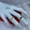 anillo de compromiso esmeralda de amor ref 4192 Q33